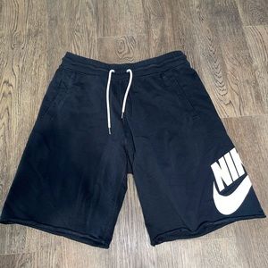 Black sweat shorts Nike brand Medium. Lightly worn